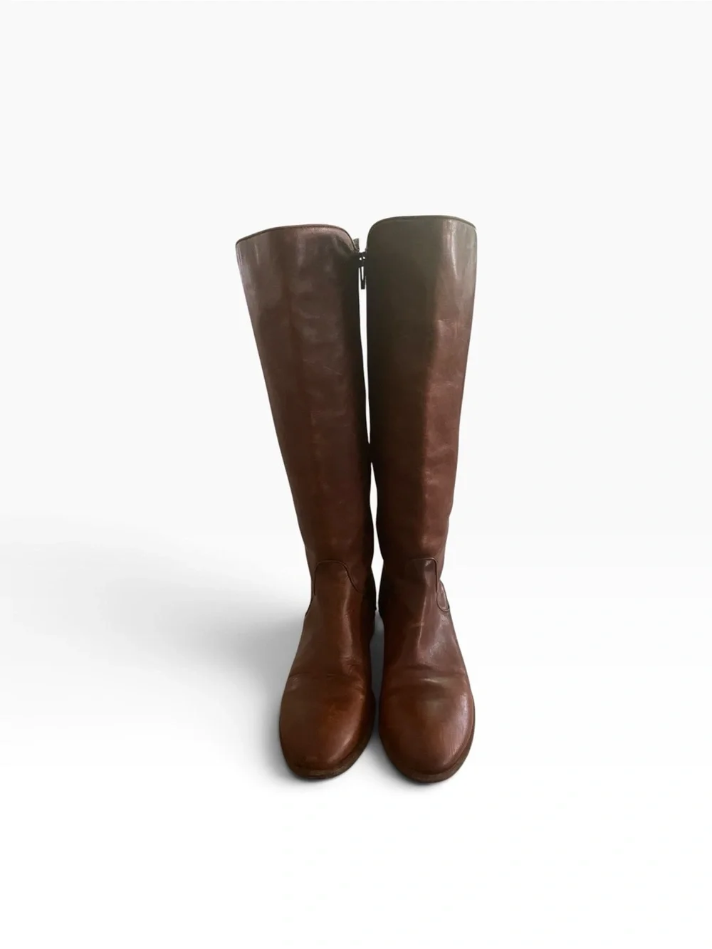 Frye Carson Women's Tall Brown Leather Boots Size 8